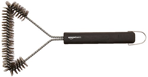 AmazonBasics - Spazzola a 3 Lati per Barbecue, 30.5 cm
