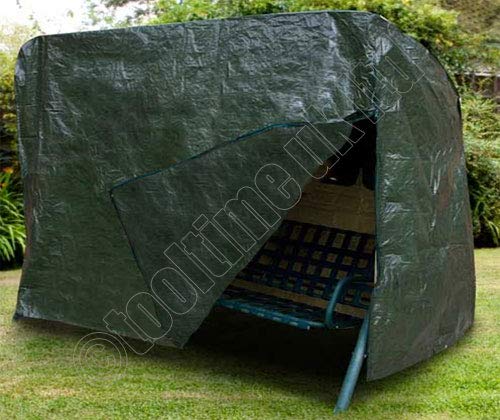 Copertura Resistente Impermeabile per Dondolo da Giardino a 3 posti Copertura con Zip