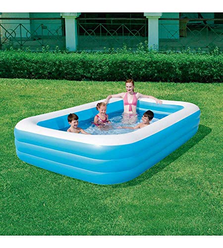 Piscina piscinetta per bambini Bestway rettangolare maxi 305x183x56 cm 54009