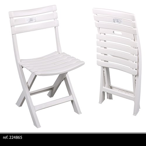 87 x 55 x 48,5 cm Grigio Antracite Relaxdays 10020943 Sedia Pieghevole da Balcone Metallo Plastica Seduta da Giardino HxLxP