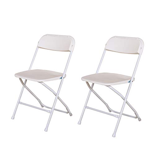 Chicreat Sedia pieghevole in plastica resistente per interni ed esterni 457 x 455 x 80 cm set da 2