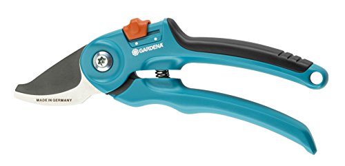 Forbici da giardino GARDENA BS Stabili forbici bypass testa angolata diametro di taglio 20 mm impugnature a due posizioni con scanalatura per linfa e tranciafili 885420
