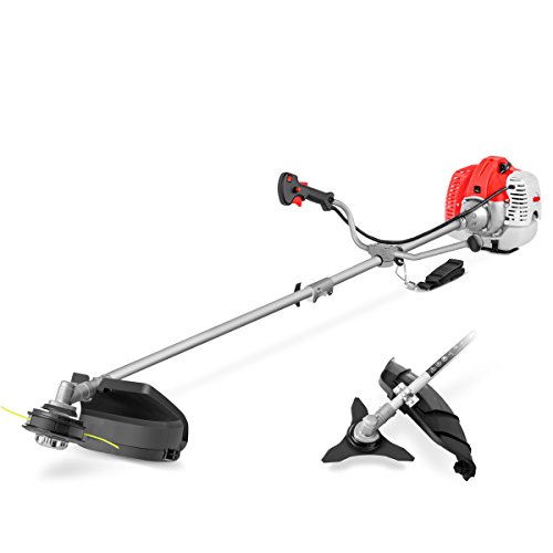 Greencut GGT650 Decespugliatore 2 in 1 Motore 65cc Testa Filo Disco 3 Punte e Imbracature Arancione 65 cc