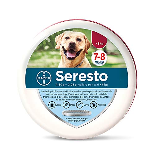 Seresto Collare Cani MedioGrande  8 kg 70 cm