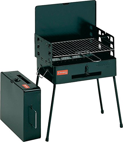 8130000  Ferraboli Barbecue in acciaio colore Nero 40x30cm