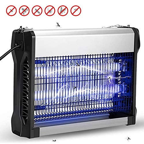 AETKFO Zanzariera Elettrica Lampada Anti Zanzara con UV Luce LED Lampada Antizanzara Elettrico Trappola per Zanzare Insetti Mosche Distruttore di Insetti per Interni Casa Giardino
