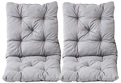 AmbientehomeSet di 2Cuscini Seduta e Schienale per Sedia Hanko Circa 50x 98x 8cm Imbottito