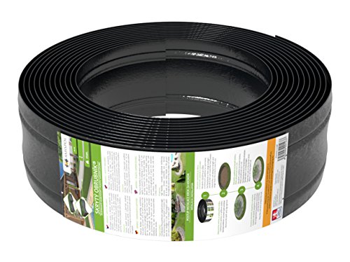 AMISPOL 12 m Giardino bellissa plastica 1254 mm Bordo Flessibile in plastica per Prato Bordatura per aiuole Bordo da Giardino in plastica Giardino Flessibile da Giardino Idee da Giardino