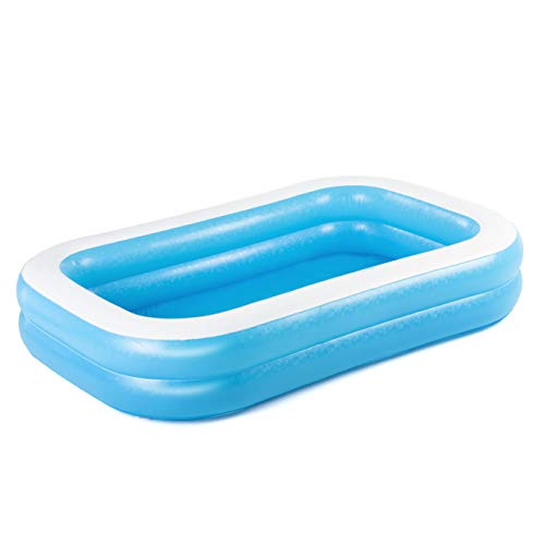 Bestway 54006 Piscina Gonfiabile Rettangolare Family 262 x 175 x 51 cm BluBianco
