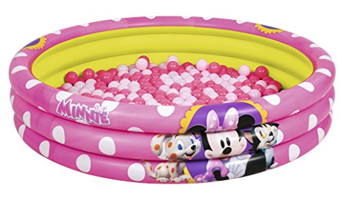 Bestway Minnie  Piscina Gonfiabile a 3 Anelli con 75 Palline