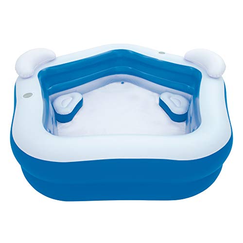 Bestway Piscina Family Pentagono Gonfiabile 575 Litri Bianco Azzurro 207 X 213 X 69 Cm