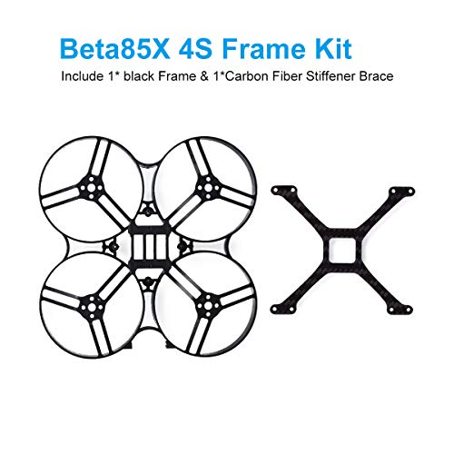 BETAFPV Beta85X 4S Cine Whoop Frame Kit Black Frame Stiffener Brace of Carbon Fiber for 1105 Brushless Motor Beta85X Cine Whoop