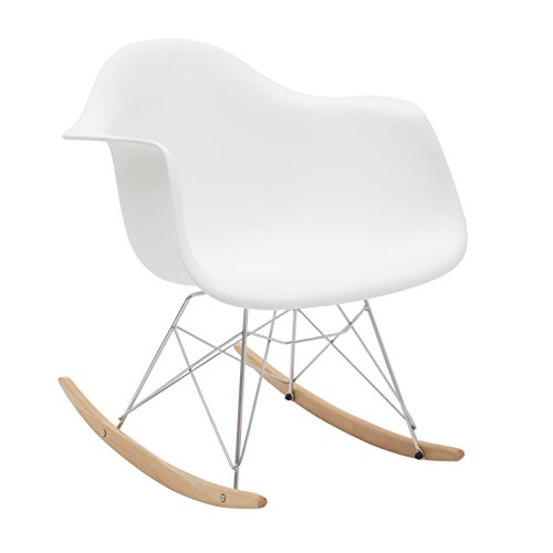 Bianco loft LF45 Poltrona a Dondolo Bianco 62 x 65 x 70 cm