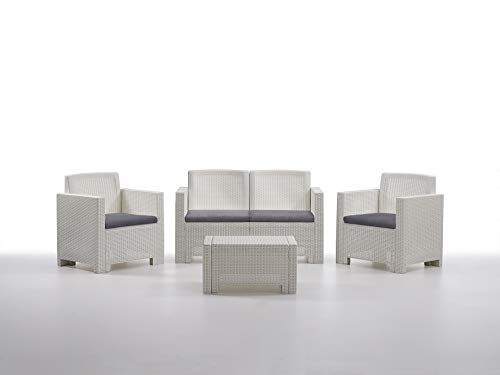 Bica 9027 Set Alabama 2 Salottini Bianco