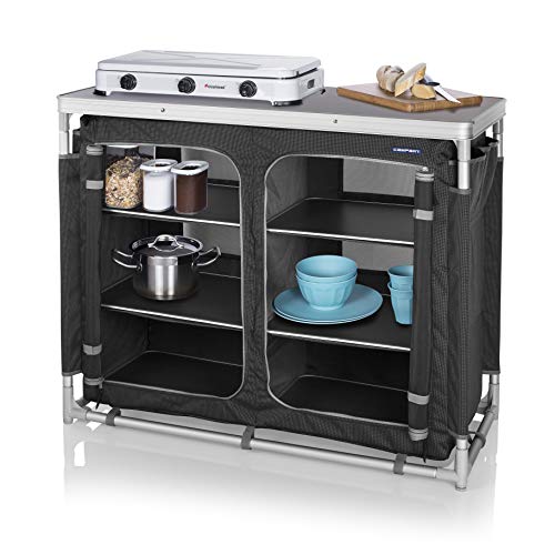 Campart Cucina da Campeggio Madrid Grigio 485 x 95 x 1035 cm