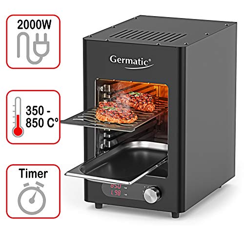 Cepewa GERMATIC Bull Burner elettrico 350850 gradi per interni ed esterni giardino cucina balcone barbecue