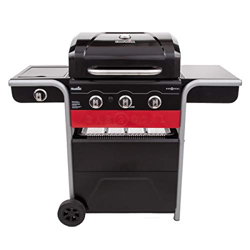 CharBroil Gas2Coal Hybrid Grill  Barbecue a Gas e Carbonella con 3 fuochi Nero