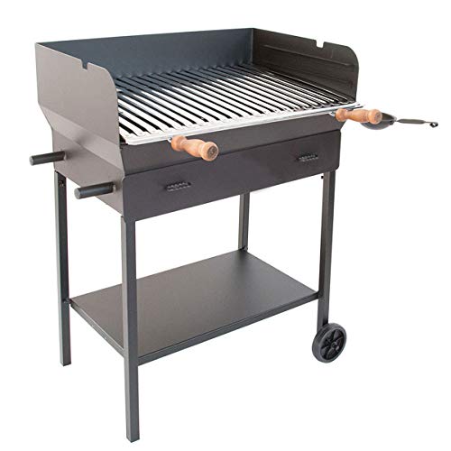Cruccolini Festa Barbecue a Carbone e Legna Metallo Nero