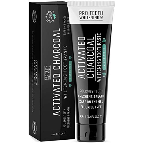 Dentifricio al Carbone Attivo per Sbiancante Denti Sbiancamento Denti Professionale Pulizia Intensiva per Eliminare lalito Cattivo e Denti le Macchie