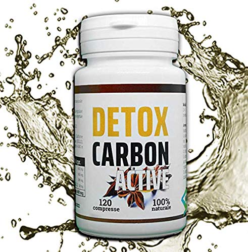 DETOX CARBON ACTIVE Dimagrante Detox Brucia Grassi Per Perdere Peso Velocemente Eccezionale Per Pancia Piatta Cosce Addominali E Purificare Il Corpo Termogenico Naturale