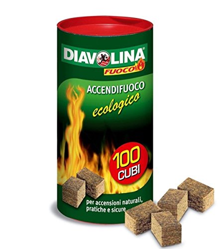 Diavolina Accendifuoco Ecologico Pz100
