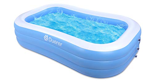 Duerer Piscine gonfiabili Piscine gonfiabili Piscina per Famiglie per Cortile Festa Estiva in Acqua allaperto Giardino Adulti 241cm x 142cm x 56cm
