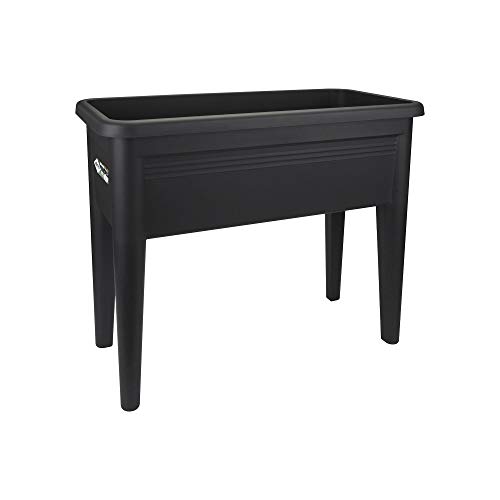 Elho green basics Tavola fioriera Living nero XXL
