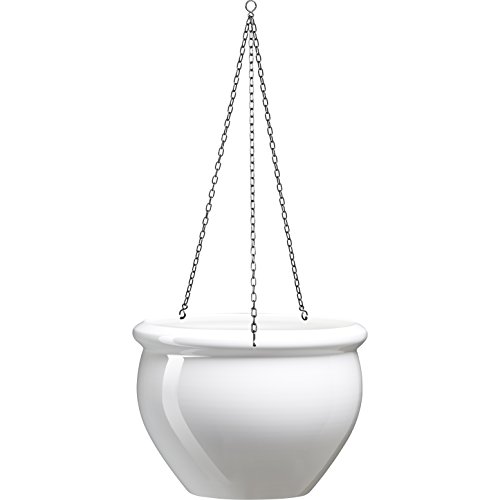 Emsa 512667 Siena Nobile Vaso da Appendere 7 L Colore Bianco Perla