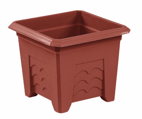 Emsa Terra Grande 985401400 Vaso per Fori con Angoli 40x40 cm Colore Terracotta