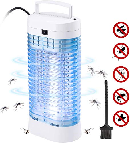 Fenvella Zanzariera Elettrica 11W Lampada Antizanzare Elettrico Insetticida con Luce UV e Cassetto Raccogli Trappola Zanzare Anti Insetti per Interno