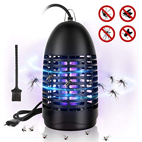Fenvella Zanzariera Elettrica 7W Lampada Antizanzare Elettrico con Luce UV e Cassetto Raccogli Altoefficiente Trappola Zanzare per Soggiorno Camera da Letto e Cucina