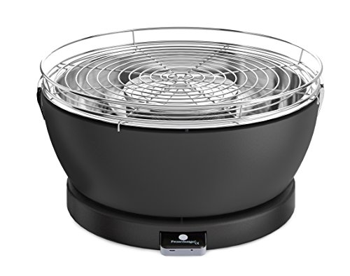 Feuerdesign Vesuvio Grill e Pinza per Barbecue Diametro 33 cm Acciaio Inossidabile Grigio