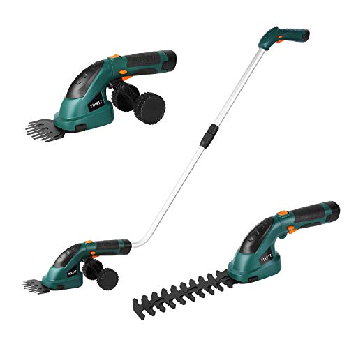 FIXKIT Set di Tagliasiepi Tagliasiepi Elettrico e Batteria 72V 1500mAh con Caricabatterie Tagliasiepi Elettrico da Giardino 85 Minuti di Continuo Utilizzo