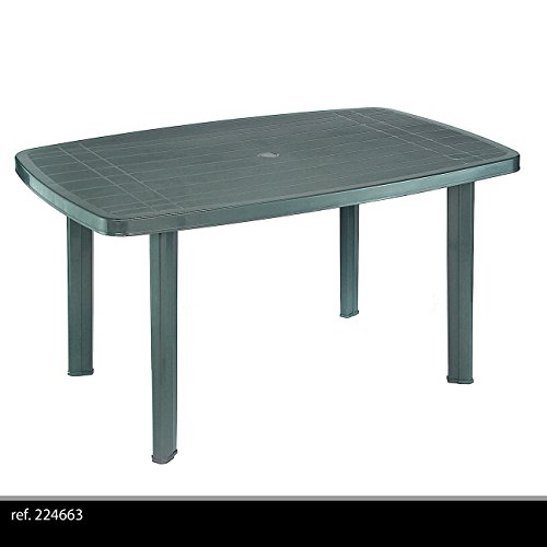 Fun Star Tavolo in plastica dimensioni 85X137x72 cm Verde