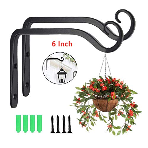 Ganci da Parete per Pianta Porta pianta Appendere Parete Ganci Staffe per Appendere cestiniVaso Uccelli mangiatoie PianteLanterneCampanelle a VentoFiori AllesternoBalconiGiardinoCasa