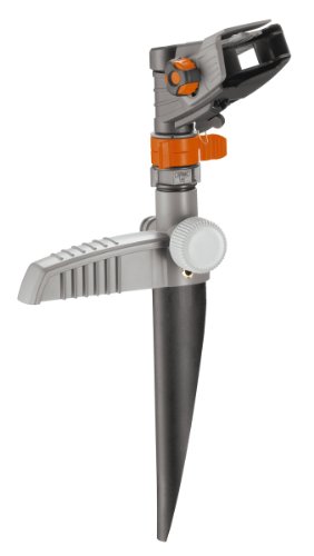 Gardena 814120 Comfort Irrigatore a Impulso Circolare a Settori su Picchetto per Grandi Superfici da 75490 m Gittata sino a 125 m
