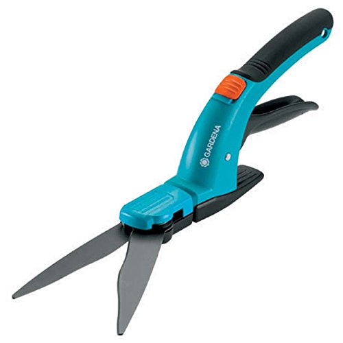 Gardena Comfort 873320 Forbici per Erba di Alta Qualit con Lame a Tagliente Ondulato Rivestimento Antiaderente Impugnatura Ergonomica