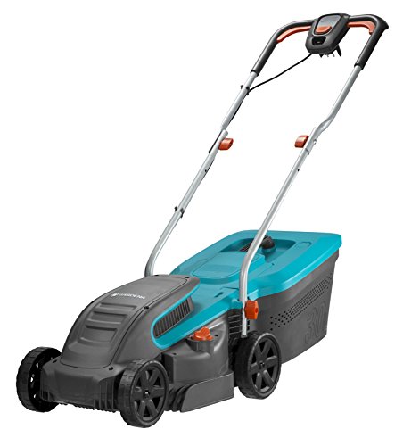 Gardena Powermax 120032 Tosaerba Elettrico per Superfici fino a 300 m Larghezza di Taglio 32 cm Altezza 2060 mm Capacit 30 l 503220