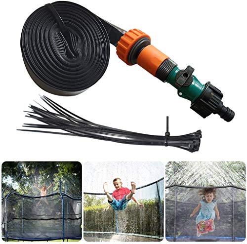 GHONLZIN Nebulizzatore Giardino Irrigatore per Trampolino Accessori per Trampolino Elastico per Giochi da Esterno per Giochi dAcqua 8M