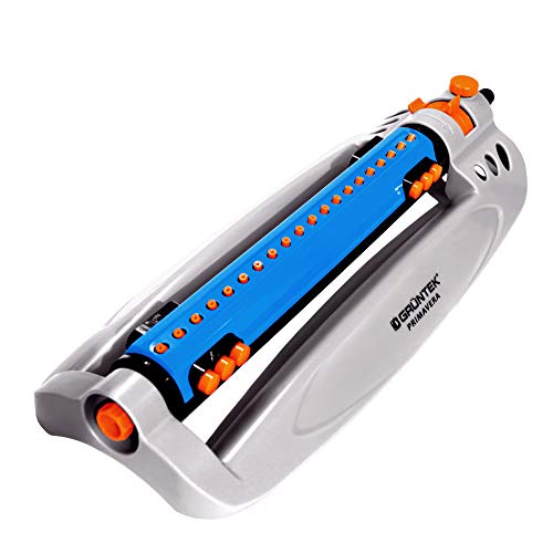 GRNTEK Irrigatore Giardino Oscillante Rettangolare Primavera per Superfici Rettangolari e Quadrate Estese