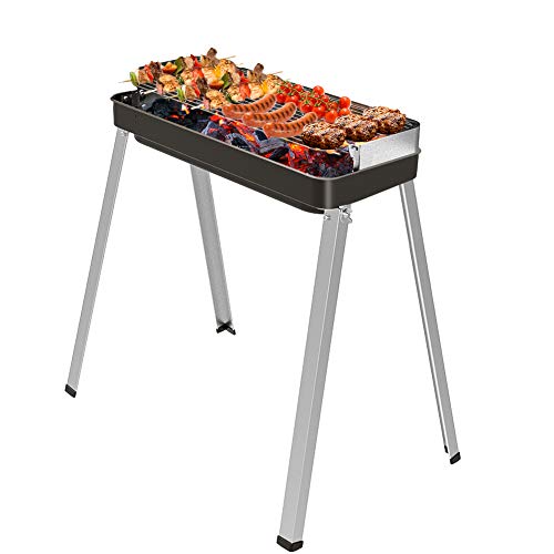 HengBO Barbecue Carbone Barbecue Grill Pieghevole in Acciaio Inox per Picnic Allaperto Campeggio