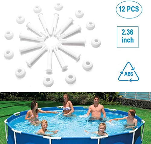 HIQEFL Joint PinsPiscina Intex RettangolarePiscina in Metallo Fuori TerraPiscina Rettangolare Fuori TerraGuarnizioni in GommaPiscina con Struttura in Metallogiunti in Plastica