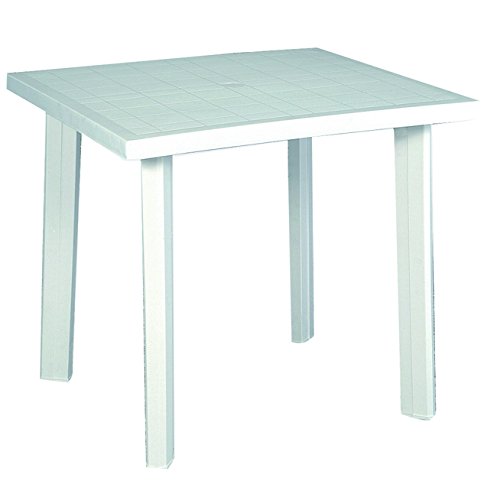 Home 9694325 Tavolo Bianco 80x74x72 cm