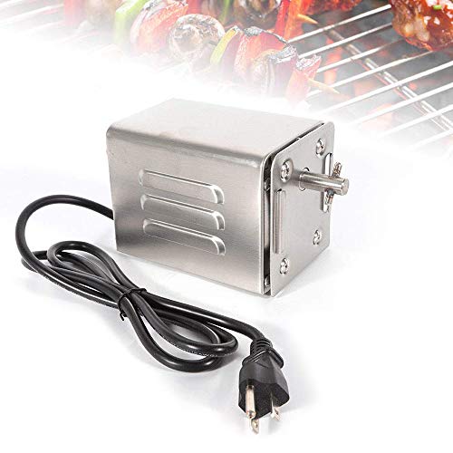 HUKOER SPS40 Motore Elettrico per Barbecue in Acciaio Inox Barbecue Professionale Motore di Pollo Maiale Capretto alla griglia allaperto 220V240V