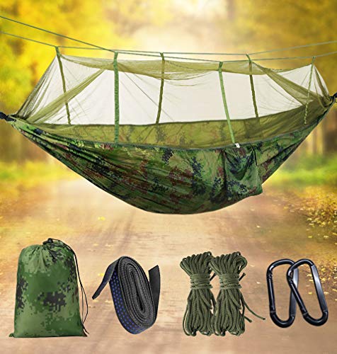 Idefair Amaca con zanzariera doppia amaca da campeggio Bug Net impermeabile portatile e leggero per zaino in spalla Escursionismo Viaggi allaperto