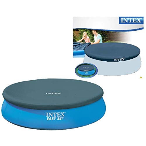 Intex 28020 Copripiscina Easy PVC Blu 244 cm
