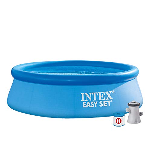Intex 28112 Piscina Easy Cm 244X76 Pompa F I1 Blu 244 x 76 cm