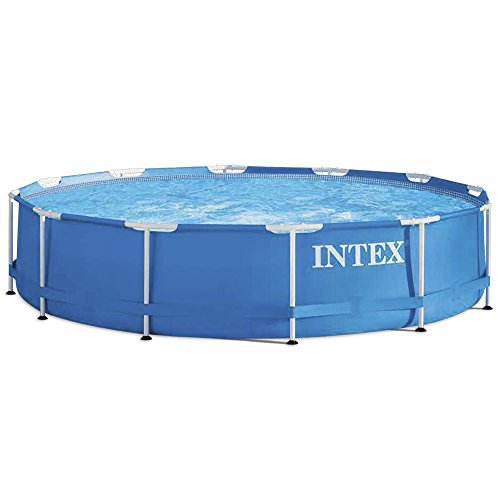 Intex 28212 Metal Frame Piscina con Pompa Filtro 6500 L Blu 366 x 76 cm