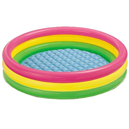 Intex 57422 Piscina 3 Anelli 147 x 33 cm VerdeGialloFucsia