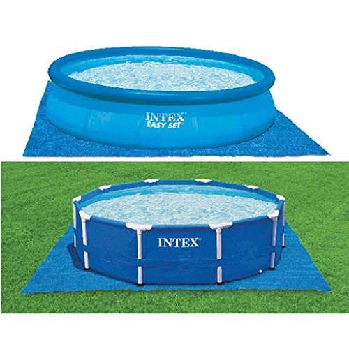 Intex 58932 EasyFrame Tappetino Base per Piscine Blu 472 x 472 cm
